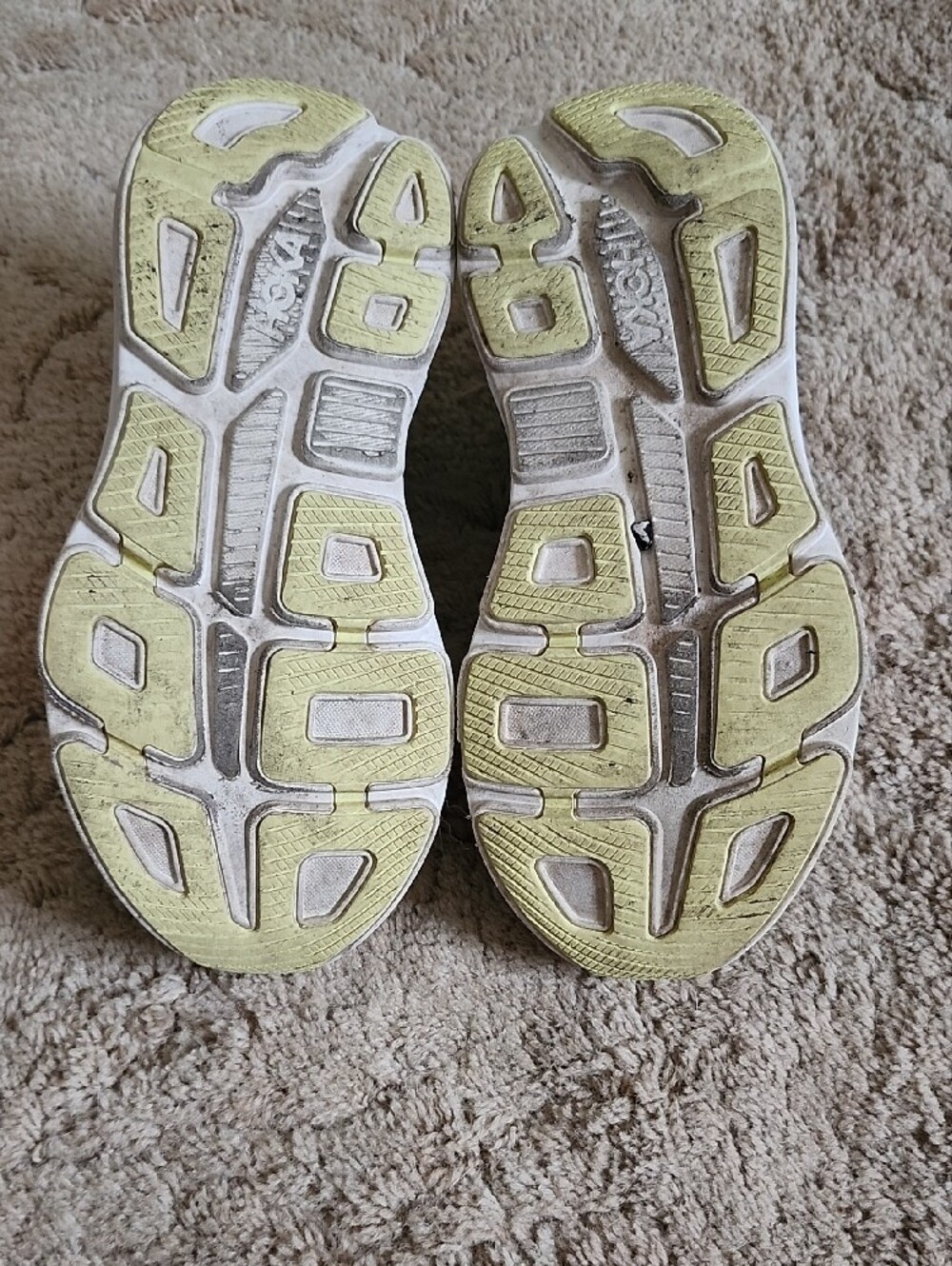 Hoka Women's Teal Athletic Running Shoes with Pink Logo - Picture 6 of 8